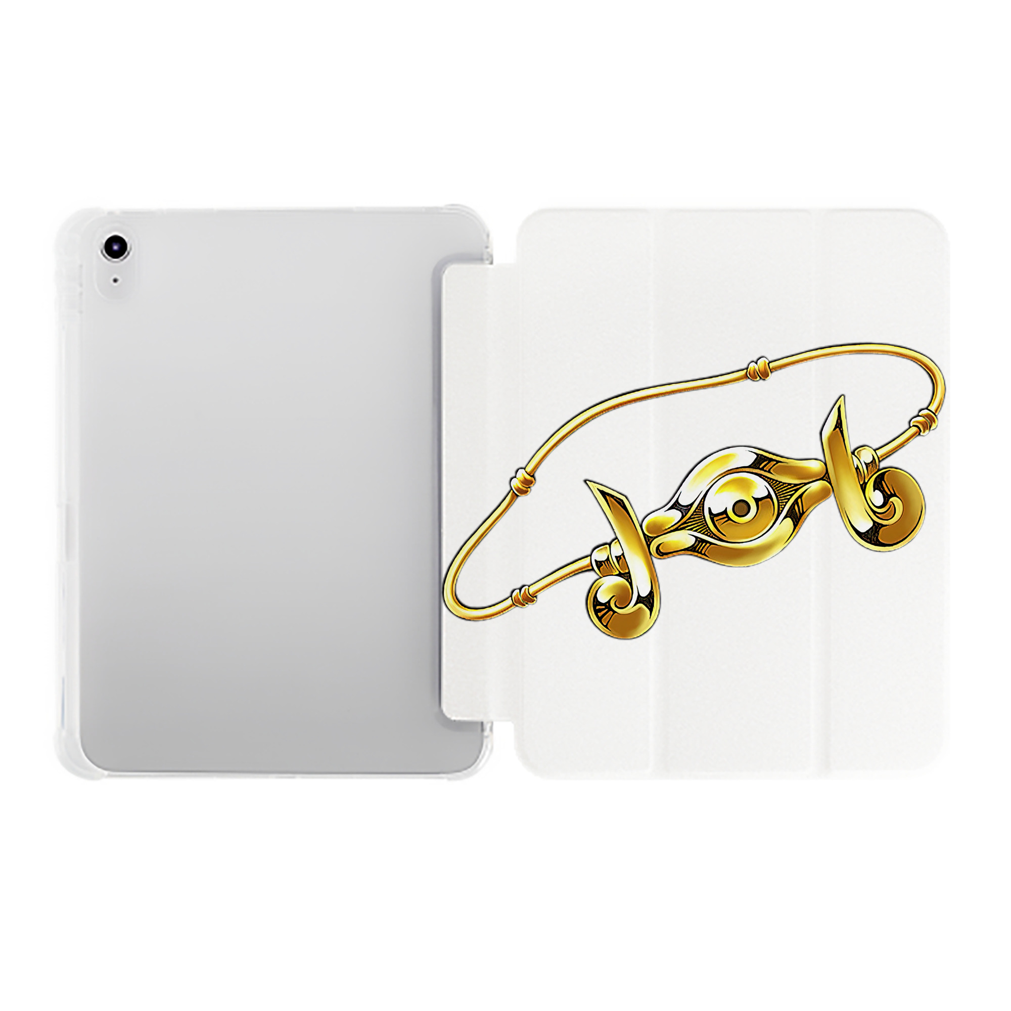 （画像用） 遊☆戯☆王 Yu-Gi-Oh! IPad ケース ペン収納付き 三つ折りスタンド PUレザー×シリコン 対応機種9.5/10.5/10.9インチ